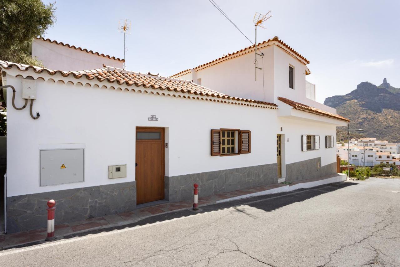 Casa Evaristo With Roque Nublo View Tejeda  Exterior foto